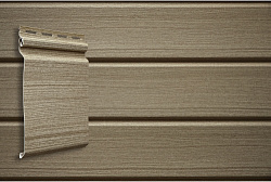 Виниловый сайдинг Брус Grand Line Tundra 3,0 кедр